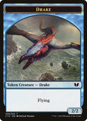 Drake // Elemental (020) Double-Sided Token [Commander 2015 Tokens] | Card Merchant Takapuna