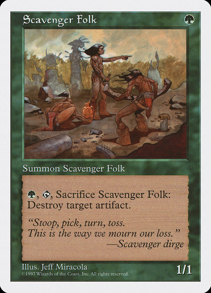 Scavenger Folk [Fifth Edition] | Card Merchant Takapuna