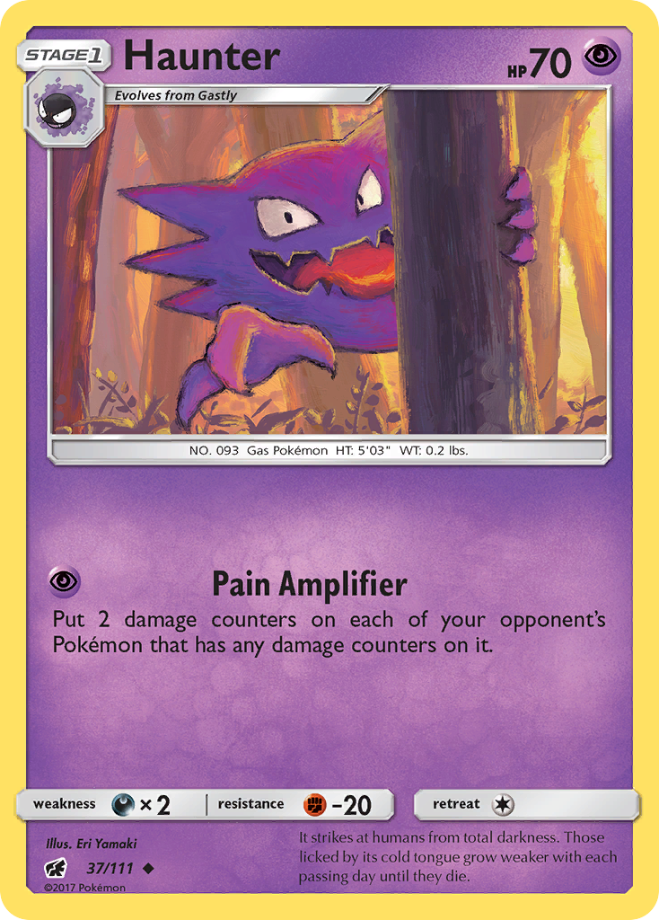 Haunter (37/111) [Sun & Moon: Crimson Invasion] | Card Merchant Takapuna