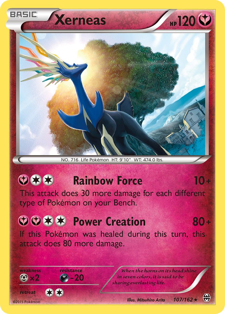 Xerneas (107/162) (Cosmos Holo) (Blister Exclusive) [XY: BREAKthrough] | Card Merchant Takapuna