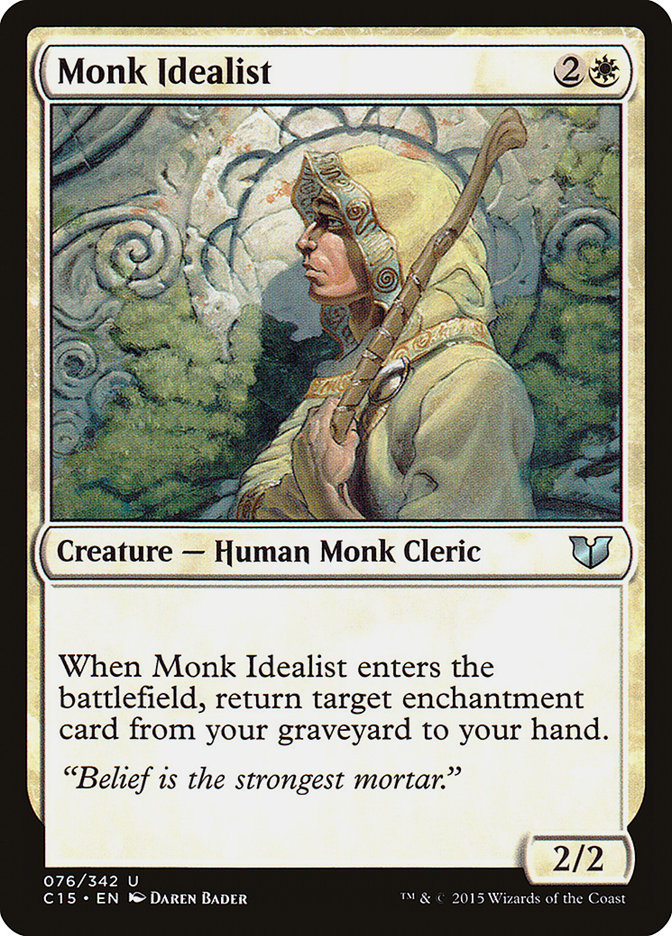 Monk Idealist [Commander 2015] | Card Merchant Takapuna