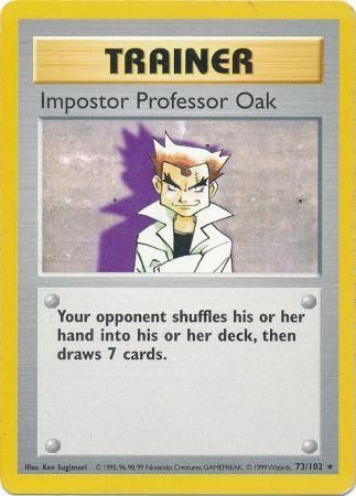 Impostor Professor Oak (73/102) [Base Set Shadowless Unlimited] | Card Merchant Takapuna