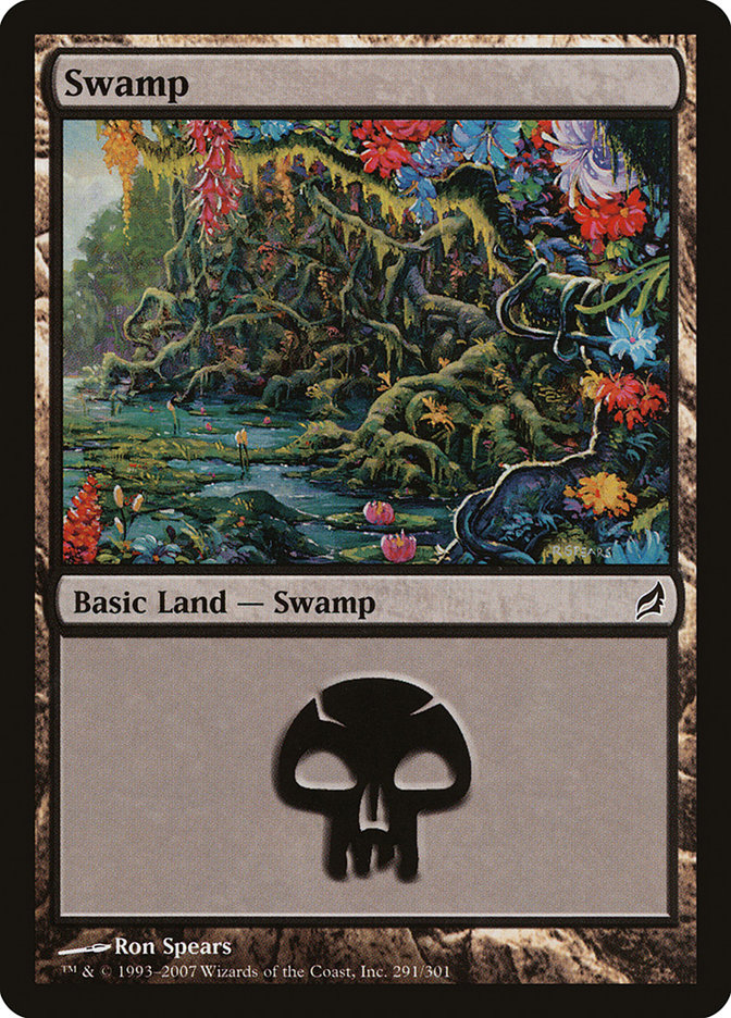 Swamp (291) [Lorwyn] | Card Merchant Takapuna