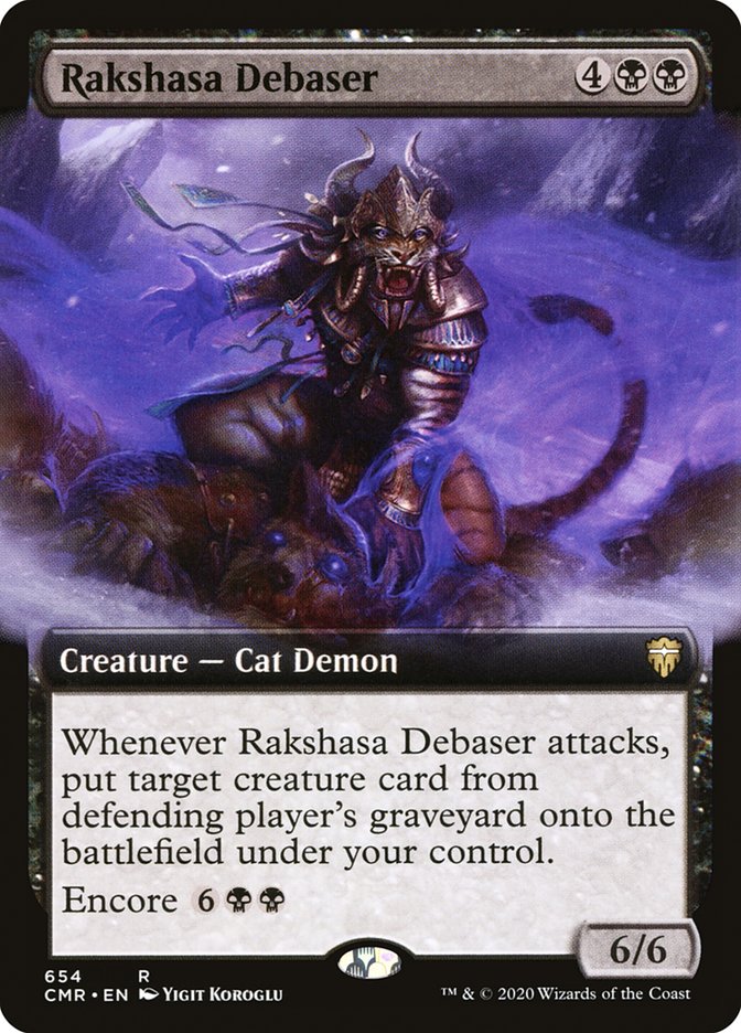 Rakshasa Debaser (Extended Art) [Commander Legends] | Card Merchant Takapuna