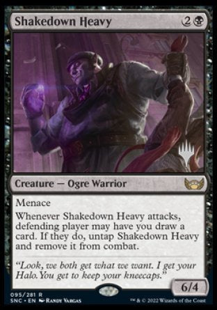 Shakedown Heavy (Promo Pack) [Streets of New Capenna Promos] | Card Merchant Takapuna