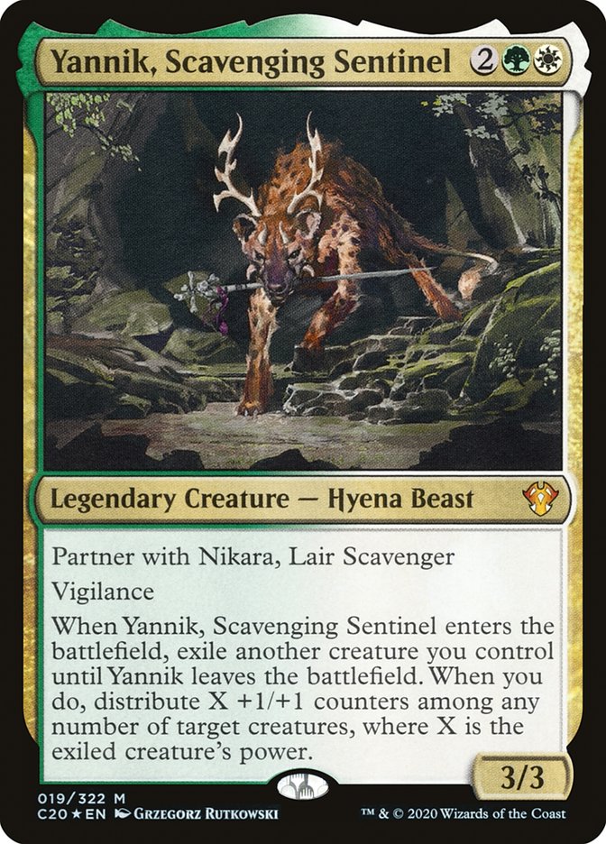 Yannik, Scavenging Sentinel [Commander 2020] | Card Merchant Takapuna