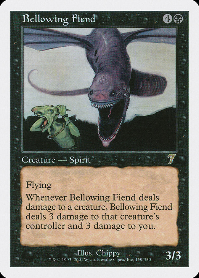 Bellowing Fiend [Seventh Edition] | Card Merchant Takapuna