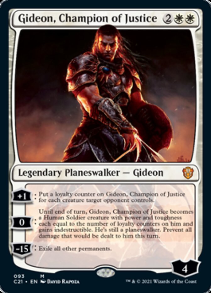 Gideon, Champion of Justice [Commander 2021] | Card Merchant Takapuna