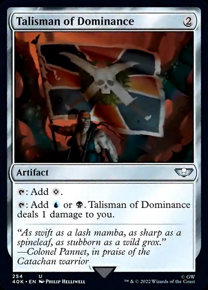 Talisman of Dominance (254) (Surge Foil) [Warhammer 40,000] | Card Merchant Takapuna