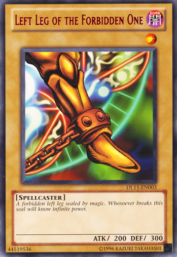 Left Leg of the Forbidden One (Red) [DL11-EN003] Rare | Card Merchant Takapuna