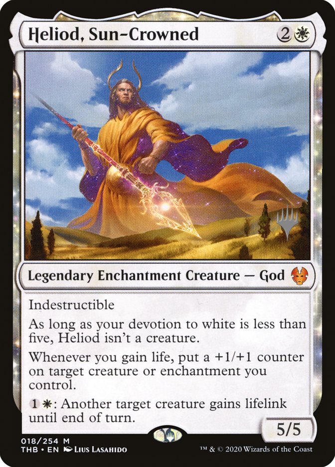 Heliod, Sun-Crowned (Promo Pack) [Theros Beyond Death Promos] | Card Merchant Takapuna