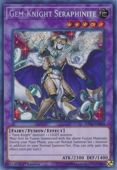 Gem-Knight Seraphinite [SHVA-EN048] Secret Rare | Card Merchant Takapuna