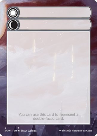 Helper Card (5/9) [Innistrad: Crimson Vow Tokens] | Card Merchant Takapuna