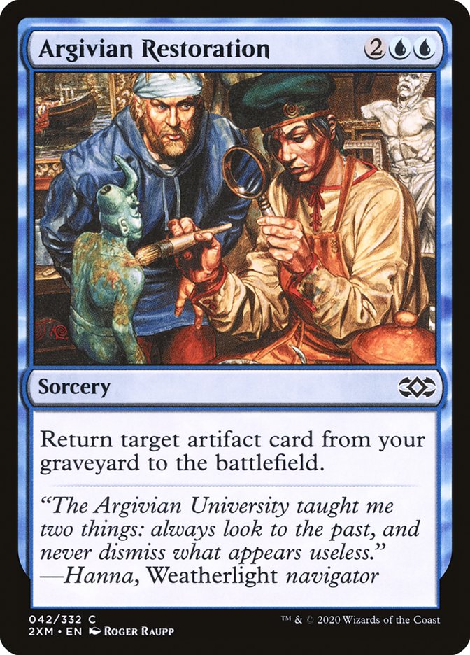 Argivian Restoration [Double Masters] | Card Merchant Takapuna