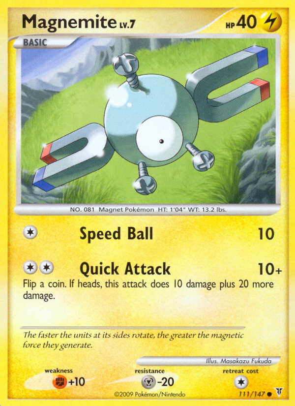 Magnemite (111/147) [Platinum: Supreme Victors] | Card Merchant Takapuna