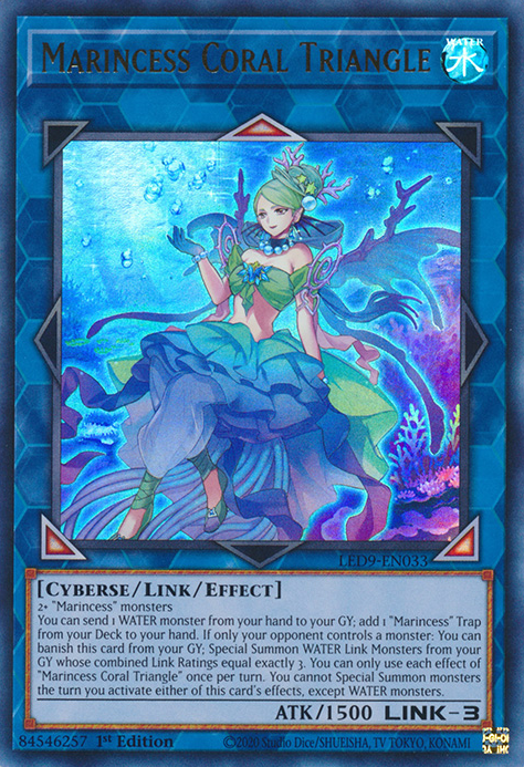 Marincess Coral Triangle [LED9-EN033] Ultra Rare | Card Merchant Takapuna