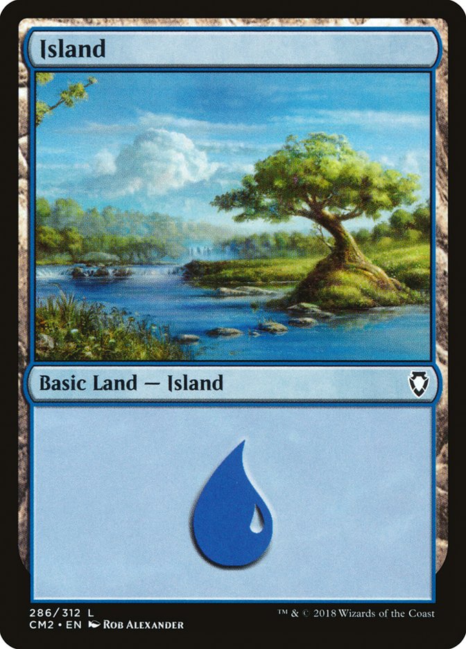 Island (286) [Commander Anthology Volume II] | Card Merchant Takapuna