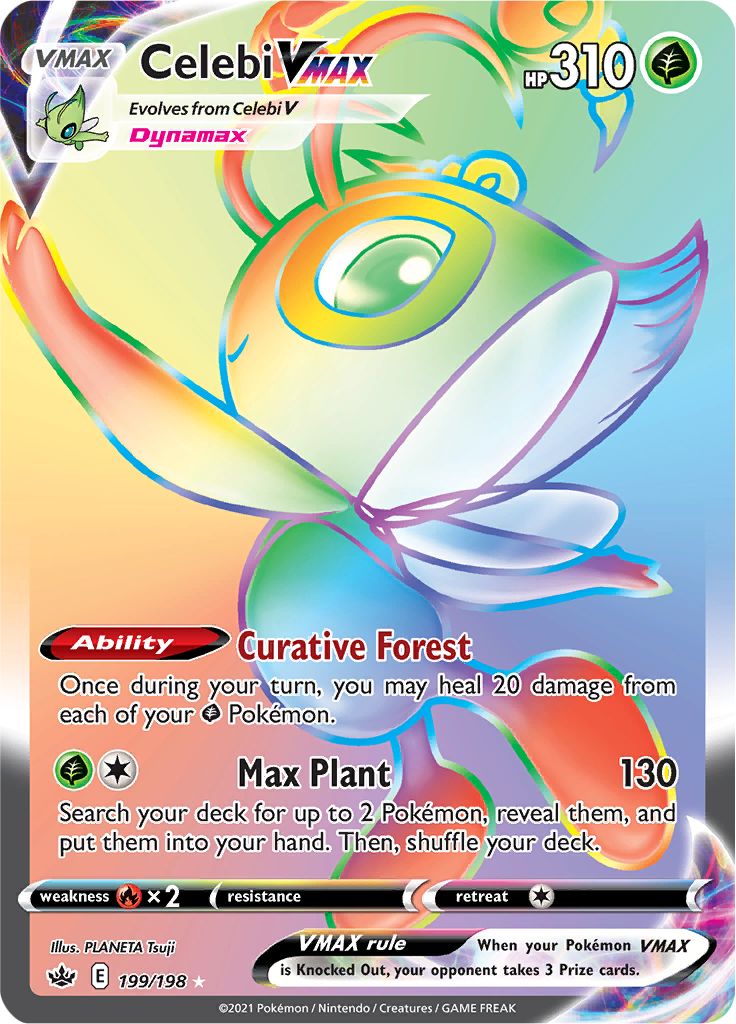 Celebi VMAX (199/198) [Sword & Shield: Chilling Reign] | Card Merchant Takapuna