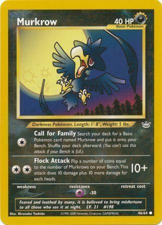 Murkrow (46/64) [Neo Revelation Unlimited] | Card Merchant Takapuna