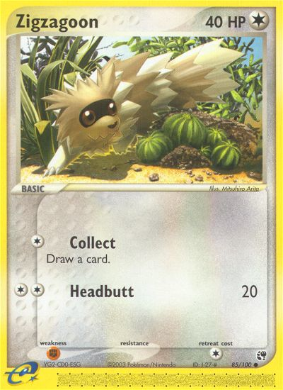 Zigzagoon (85/100) [EX: Sandstorm] | Card Merchant Takapuna