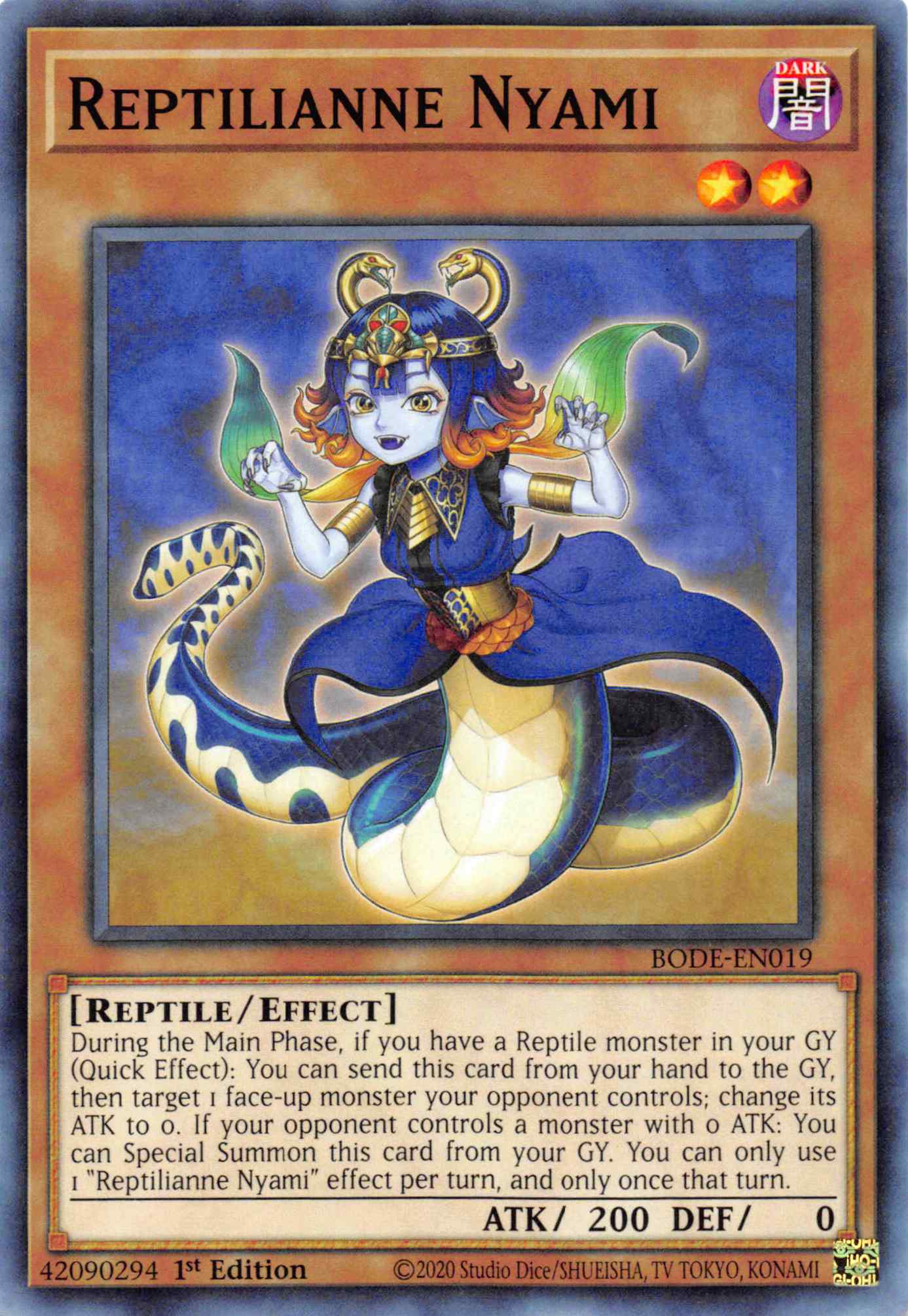 Reptilianne Nyami [BODE-EN019] Common | Card Merchant Takapuna