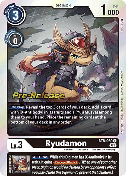 Ryudamon [BT8-060] [New Awakening Pre-Release Cards] | Card Merchant Takapuna