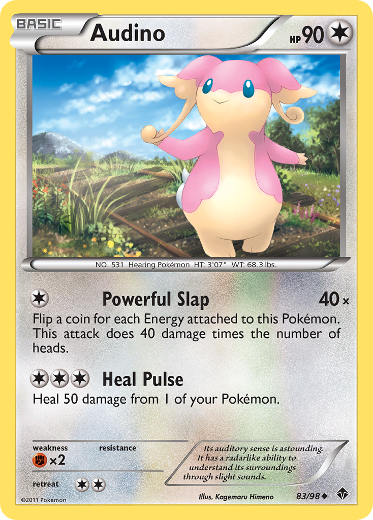 Audino (83/98) [Black & White: Emerging Powers] | Card Merchant Takapuna