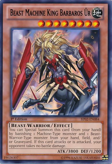 Beast Machine King Barbaros Ur [BP02-EN084] Mosaic Rare | Card Merchant Takapuna