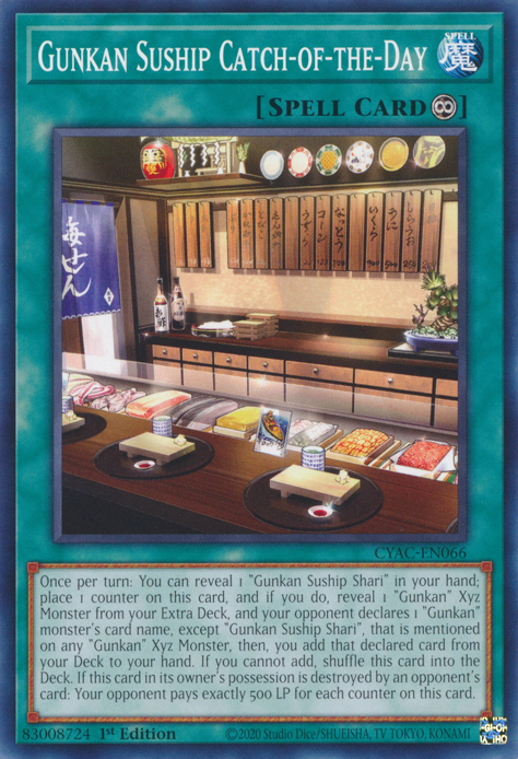 Gunkan Suship Catch-of-the-Day [CYAC-EN066] Common | Card Merchant Takapuna