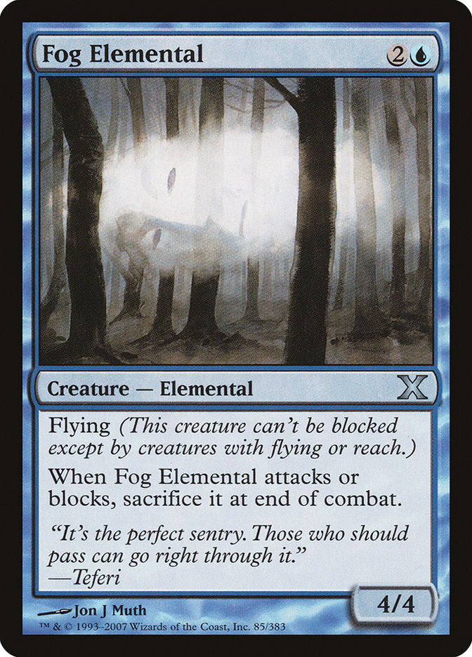 Fog Elemental [Tenth Edition] | Card Merchant Takapuna