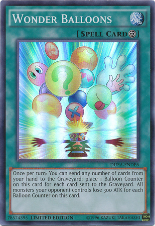 Wonder Balloons [DUEA-ENDE6] Super Rare | Card Merchant Takapuna