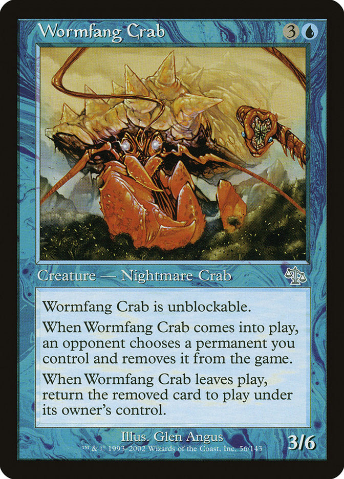 Wormfang Crab [Judgment] | Card Merchant Takapuna