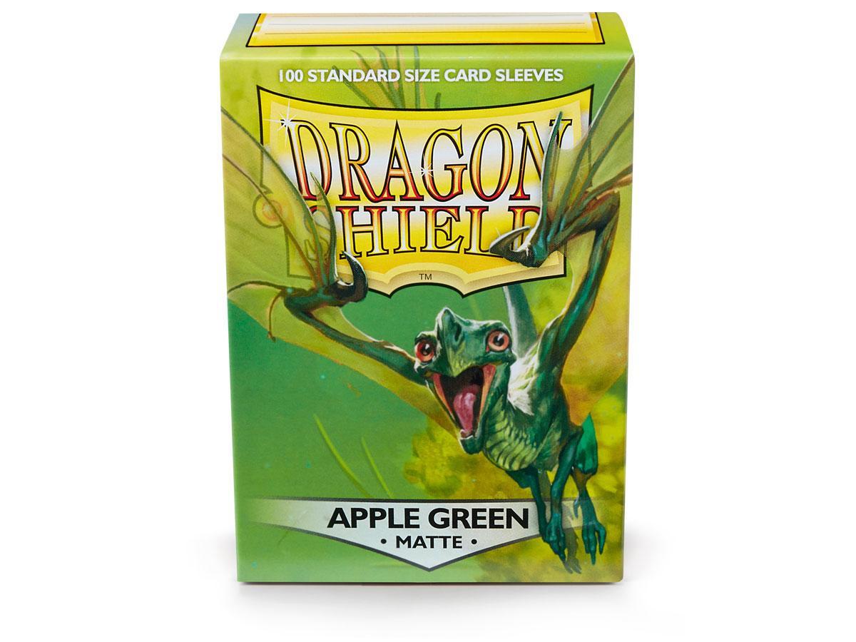 Dragonshield Sleeves 100ct Standard - Apple Green Matte | Card Merchant Takapuna