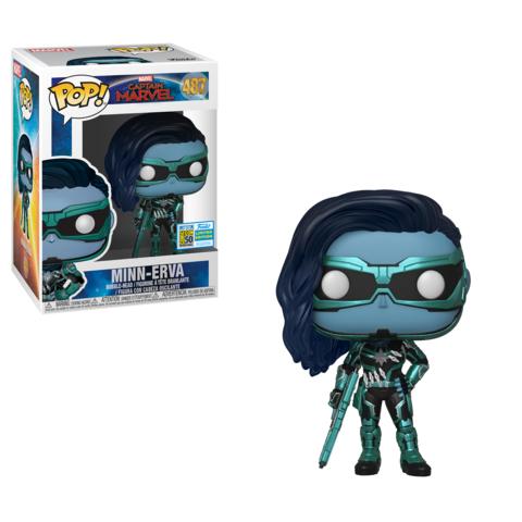 SDCC Captain Marvel - Minn-Erva Pop! 487 | Card Merchant Takapuna