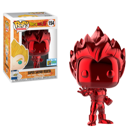 Dragon Ball Z - Vegeta Chrome Pop! 154 SDCC | Card Merchant Takapuna