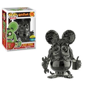 SDCC Rat Fink - Rat Fink Grey Chrome Pop! 15 | Card Merchant Takapuna