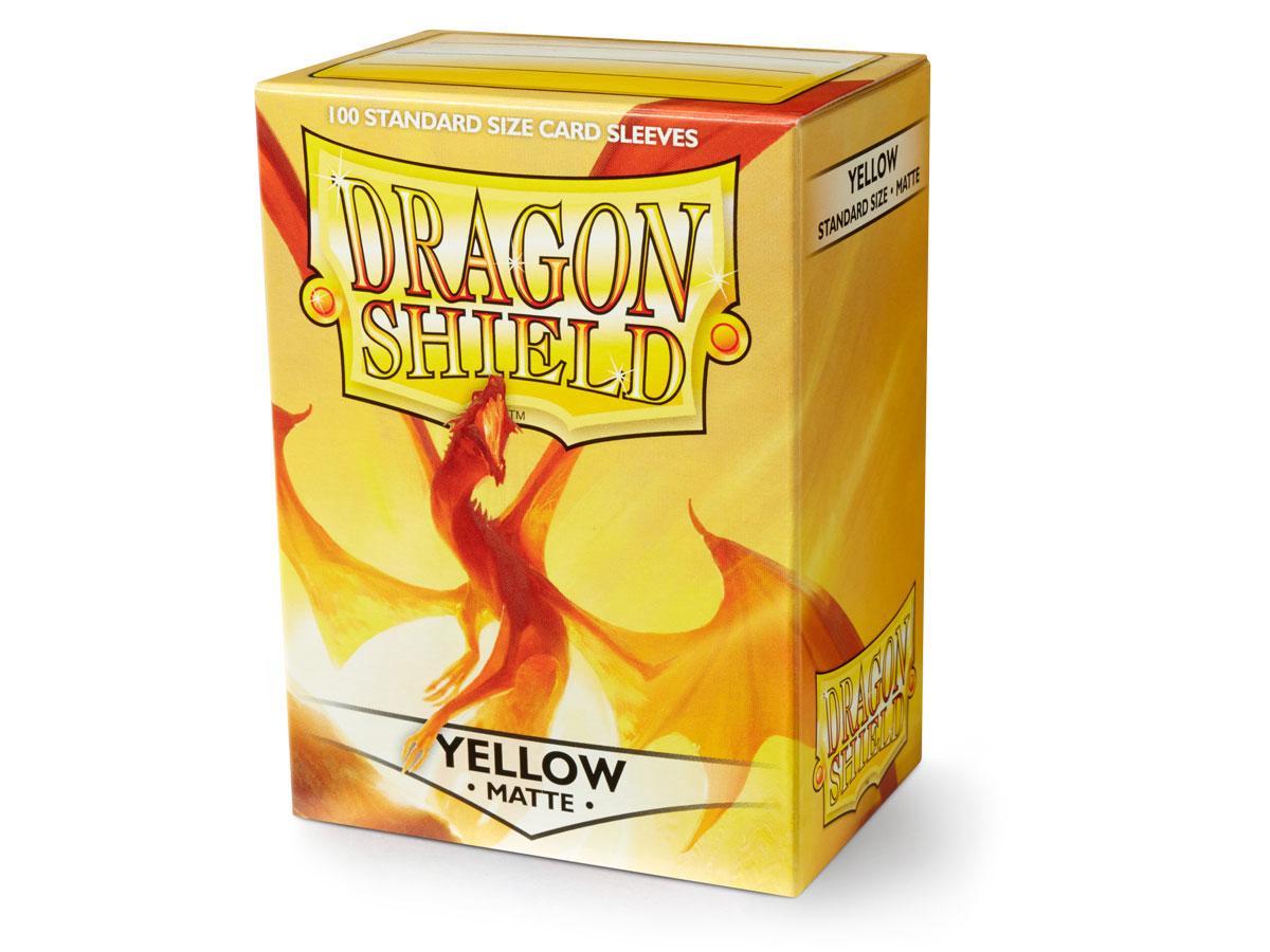 Dragonshield Sleeves 100ct Standard - Yellow Matte | Card Merchant Takapuna