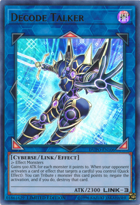 Decode Talker [DUPO-EN106] Ultra Rare | Card Merchant Takapuna