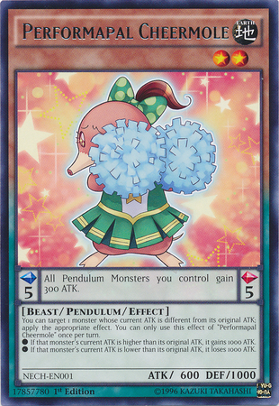 Performapal Cheermole [NECH-EN001] Rare | Card Merchant Takapuna