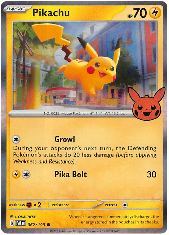 Pikachu (062/193) [Trick or Trade 2023] | Card Merchant Takapuna