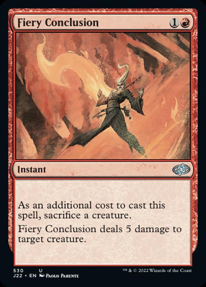 Fiery Conclusion [Jumpstart 2022] | Card Merchant Takapuna