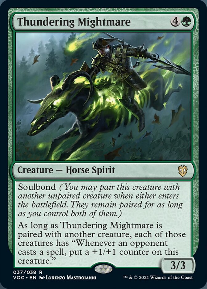 Thundering Mightmare [Innistrad: Crimson Vow Commander] | Card Merchant Takapuna