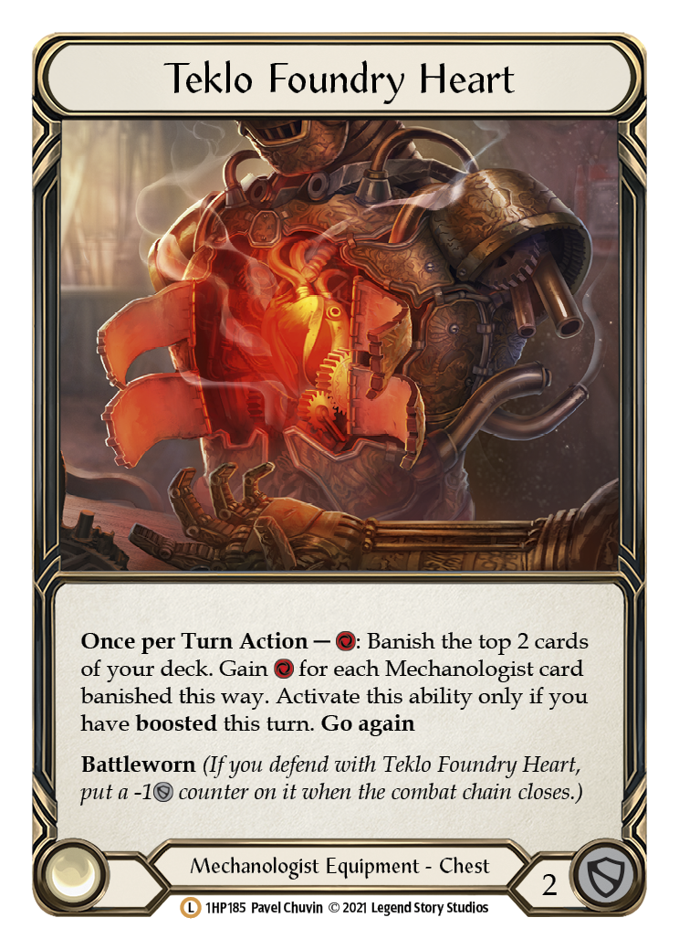 Teklo Foundry Heart [1HP185] (History Pack 1) | Card Merchant Takapuna