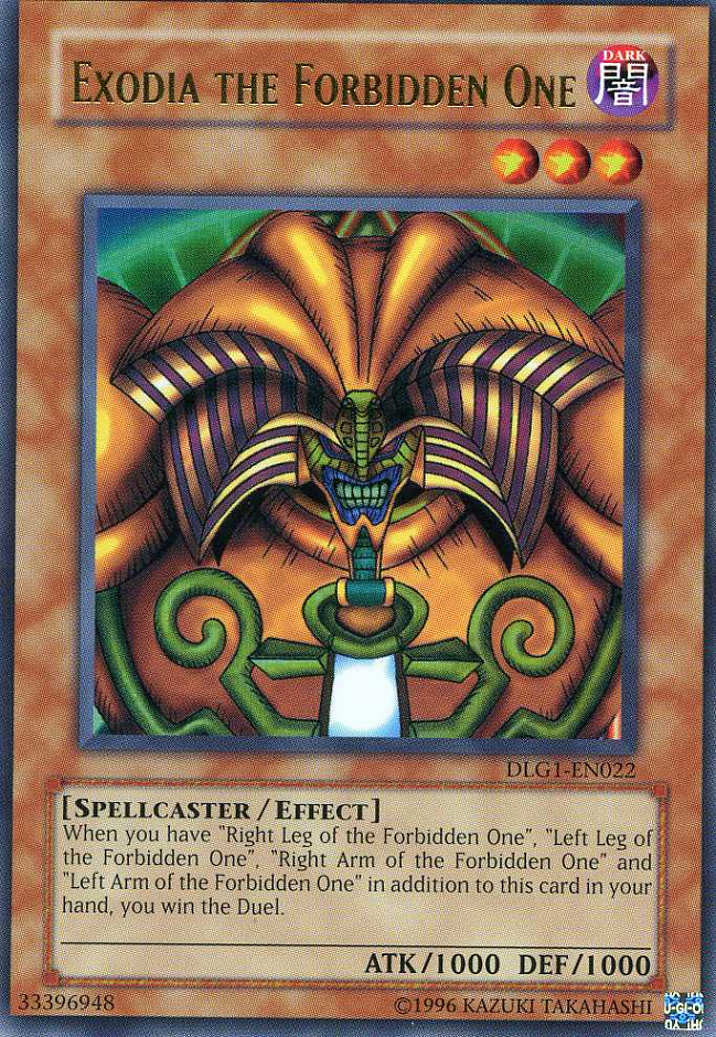 Exodia the Forbidden One [DLG1-EN022] Ultra Rare | Card Merchant Takapuna