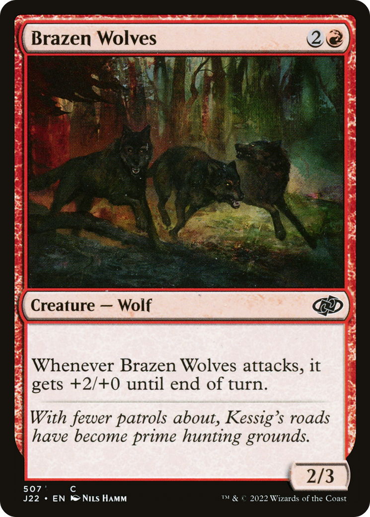 Brazen Wolves [Jumpstart 2022] | Card Merchant Takapuna