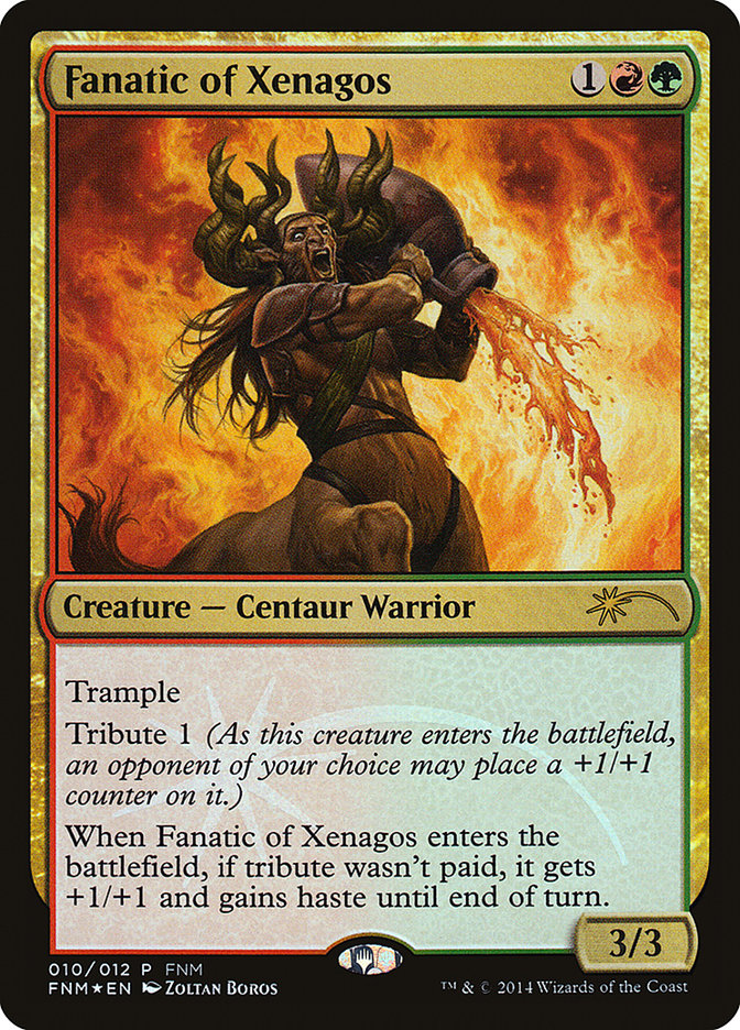 Fanatic of Xenagos [Friday Night Magic 2014] | Card Merchant Takapuna