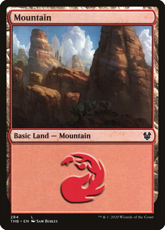 Mountain (284) [Theros Beyond Death] | Card Merchant Takapuna