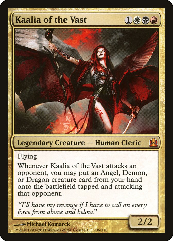 Kaalia of the Vast [Commander 2011] | Card Merchant Takapuna