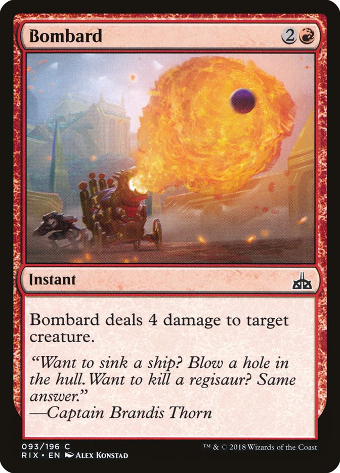 Bombard [Rivals of Ixalan] | Card Merchant Takapuna