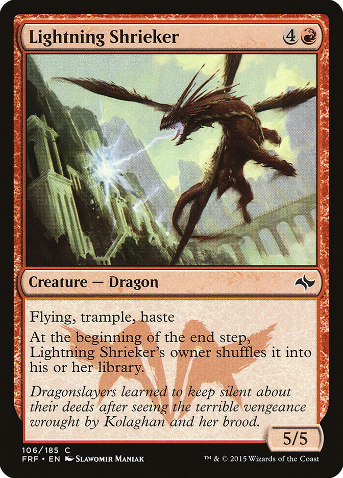 Lightning Shrieker [Fate Reforged] | Card Merchant Takapuna